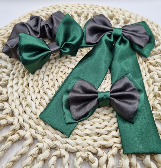 Pack Verde Oscuro y Gris — Rosita Margarita + Colet Susy + Rosita Emma
